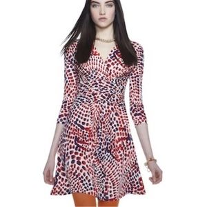 Banana Republic Issa London Collection V Neck Long Sleeve Dress - M